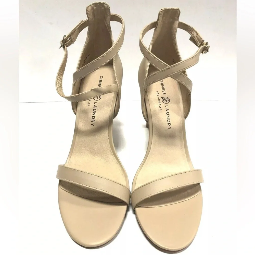 Chinese Laundry Women’s Sabrie Ankle Strap Heeled Sandals, Size 10 M.
